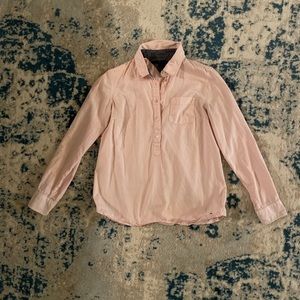 Pink Tommy Hilfiger Long Sleeve Shirt